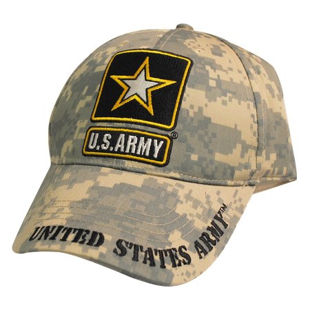 U.S. MILITARY MERCHANDISE CAP  ARMY LOGO  CAMO CP00127